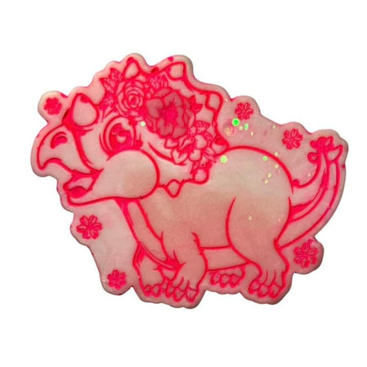 Pink Illusion Flower Triceratops