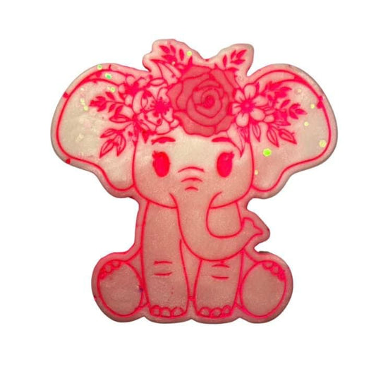 Pink Illusion Flower Elephant